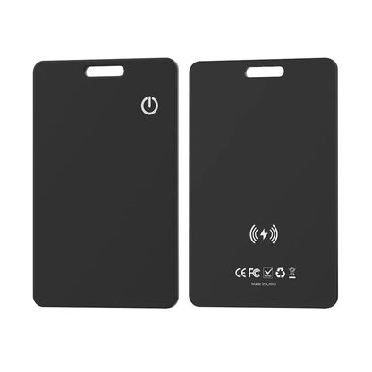 Location Tracking Smart Tag IP68 Waterproof Ultra-Thin Card GPS Tracking Smart Airtag Card Wireless Charging for Outdoor Travel