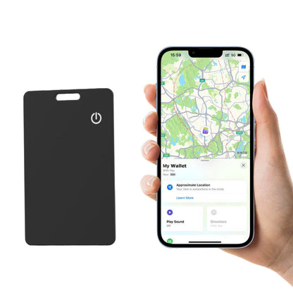 Location Tracking Smart Tag IP68 Waterproof Ultra-Thin Card GPS Tracking Smart Airtag Card Wireless Charging for Outdoor Travel