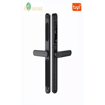 Waterproof IP66 Euro 3592 2885 3085 Mortise Ttlock Tuya Wifi Fingerprint Digital Smart Door Lock for Aluminum Grill Sliding Door