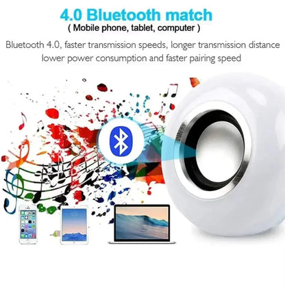 E27 Bluetooth Speaker Bulb with Remote Control 85-265V Led Music Bulb RGB DJ Disco Ambient Light for Bedroom Living Room Stage