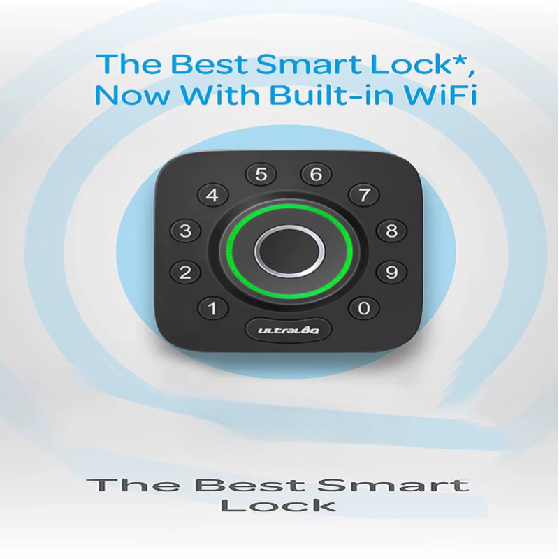 U-Bolt Z-Wave WIFI Smart Lock with Door Sensor